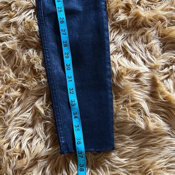 We the free A new day raw loose  hem mid rise skinny jeans Sz 25 - Picture 6 of 9
